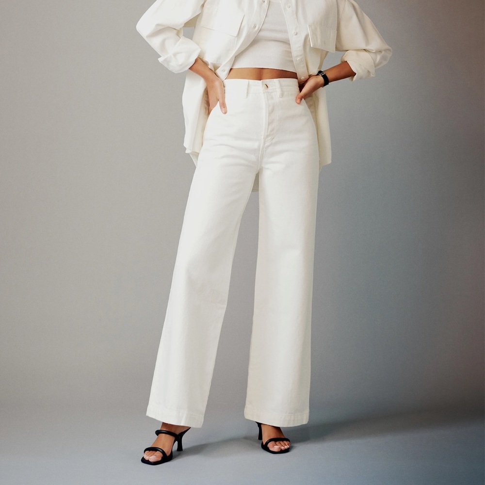 Reformation | Logan Ultra High Rise Wide Leg Jeans